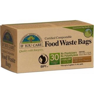 Sacos de lixo compostáveis ​​​​11 L If You Care 30 unidades