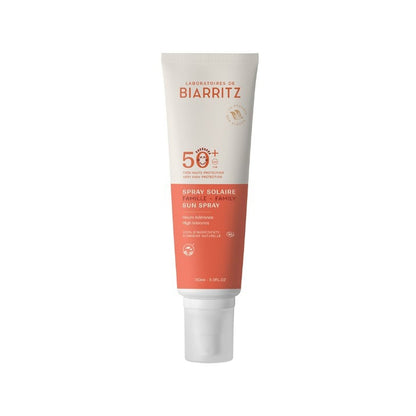 Spray protetor solar rosto e corpo FPS 50+ Biarritz 150 ml