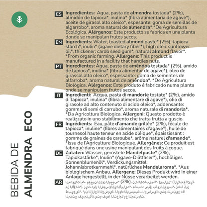 Bebida de Amêndoa Eco Planeta Huerto 1L