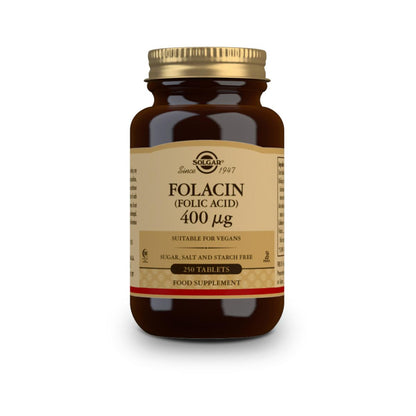 Folacin ácido fólico 250 cápsulas