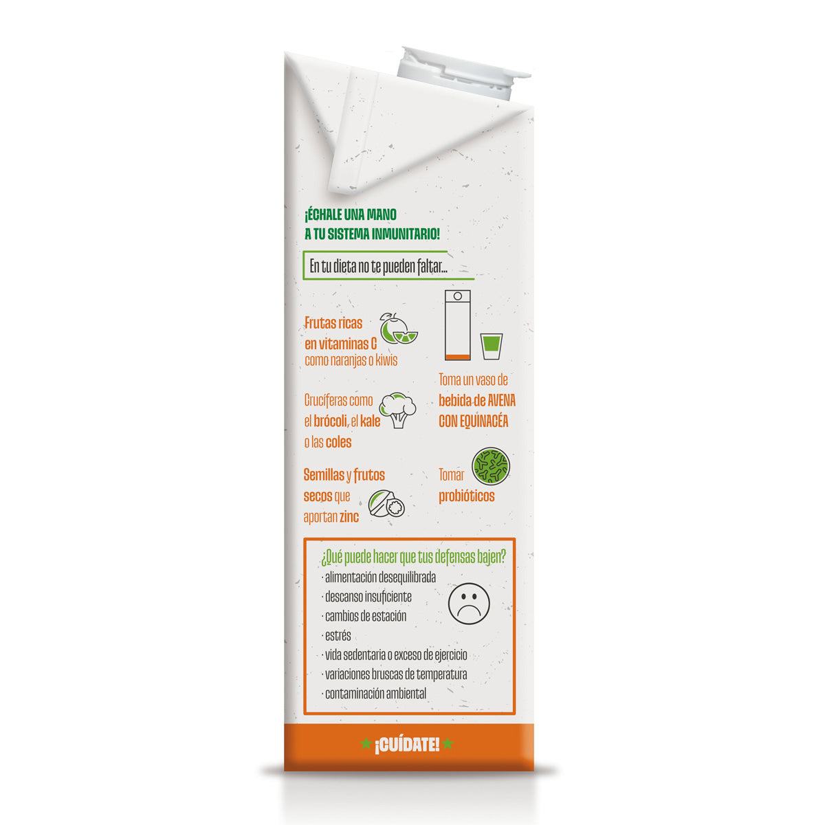 Bebida de aveia biológica com equinácea, Soria Natural, 1 L