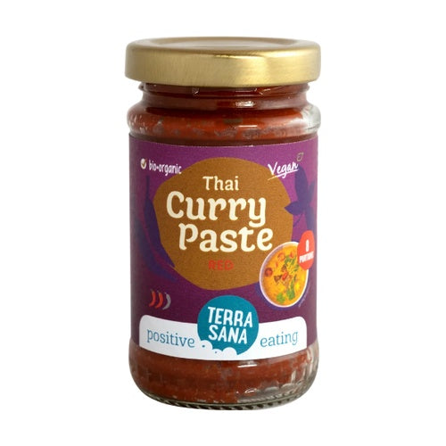 Pasta de Caril Vermelho Tailandês Terrasana 120g