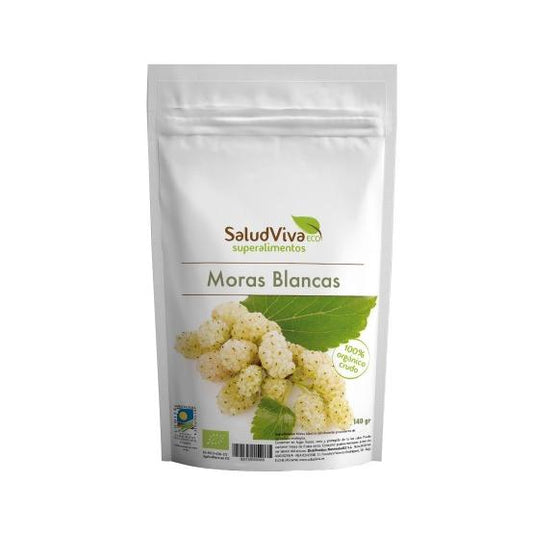 Amoras brancas inteiras biológicas 140g, Salud Viva