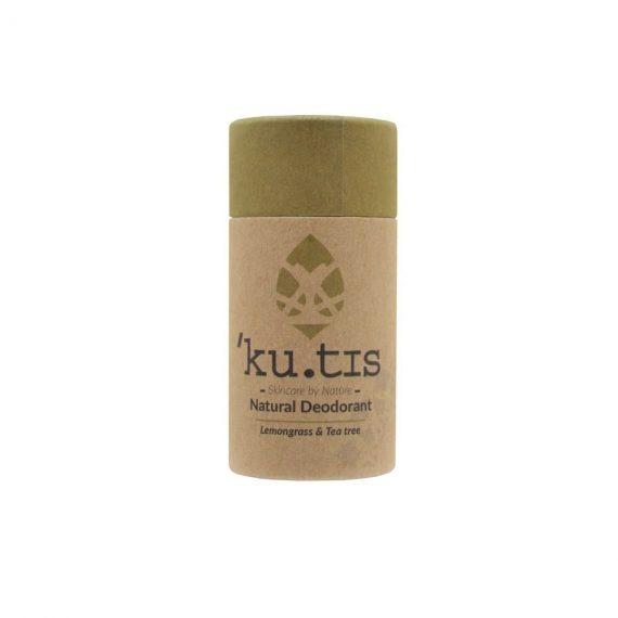 Desodorizante ecológico Kutis Zero Waste de erva-príncipe e árvore do chá 55g