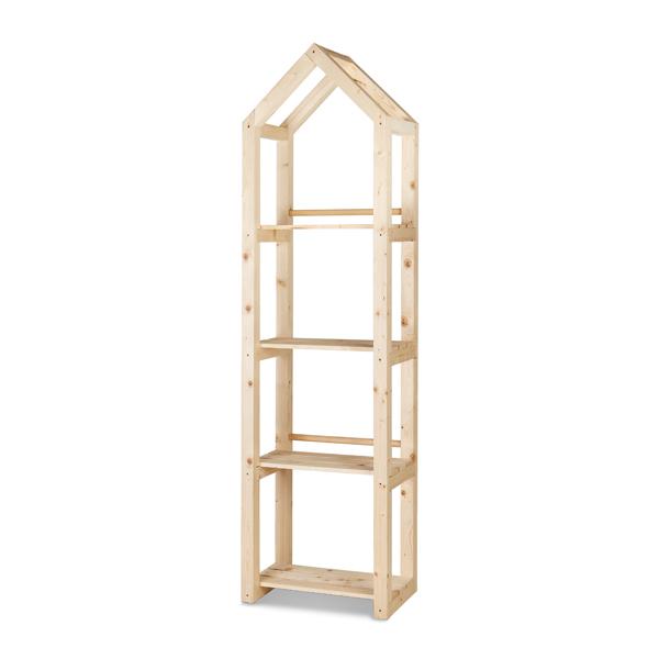 Estante Campanile Indoor L em madeira natural