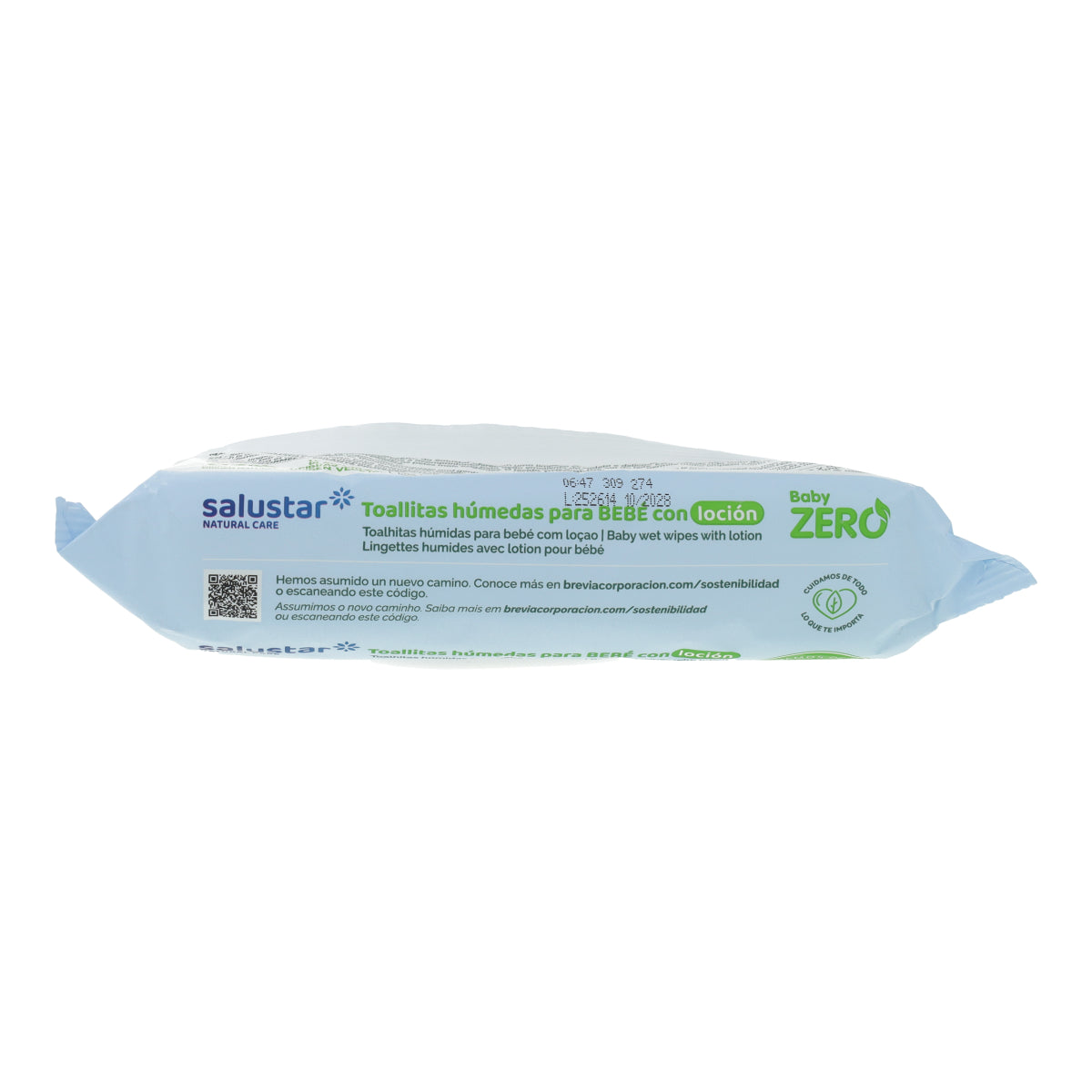Toalhitas biodegradáveis ​​Salustar para bebé 80 unidades
