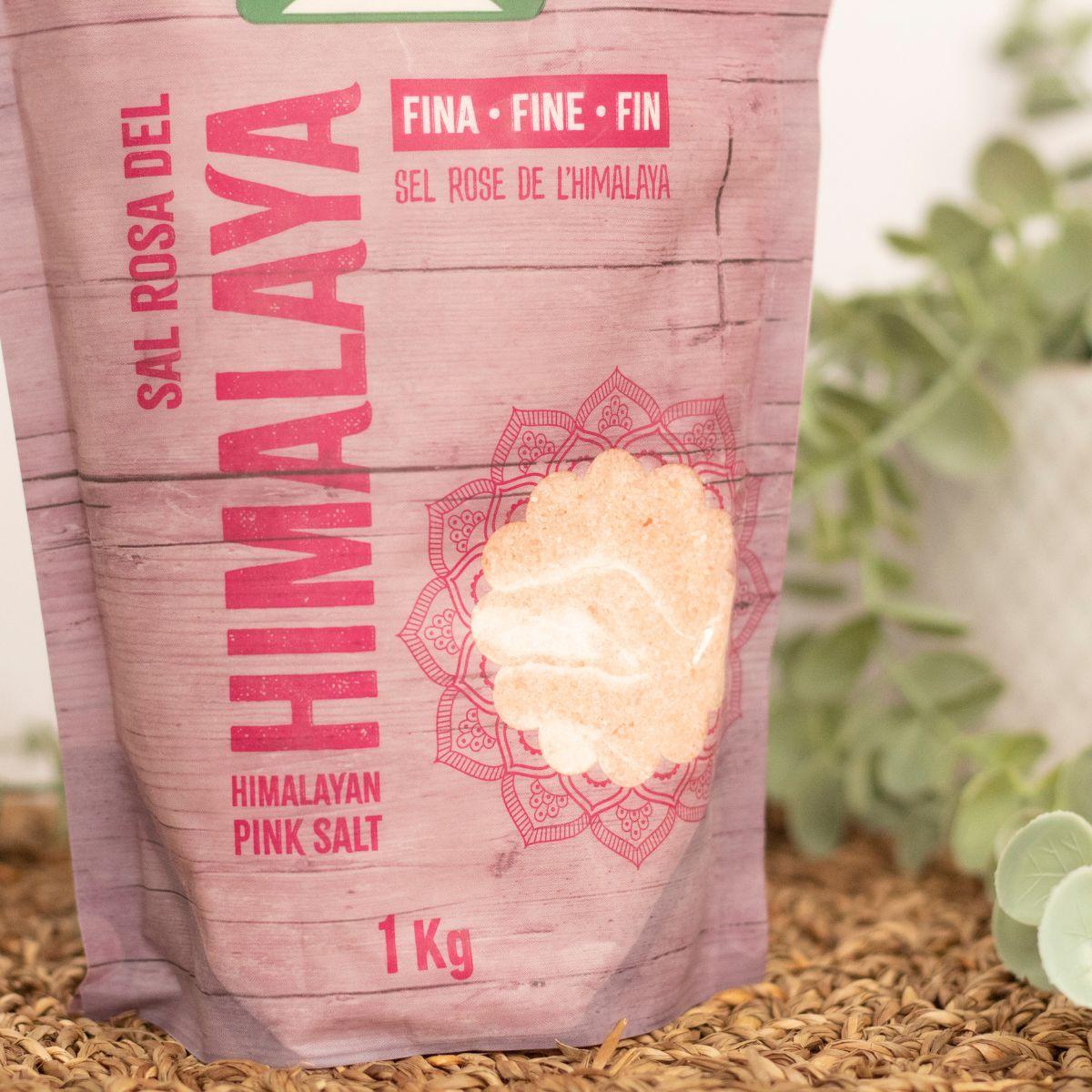 Sal rosa fino do Himalaia Naturgreen 1 kg