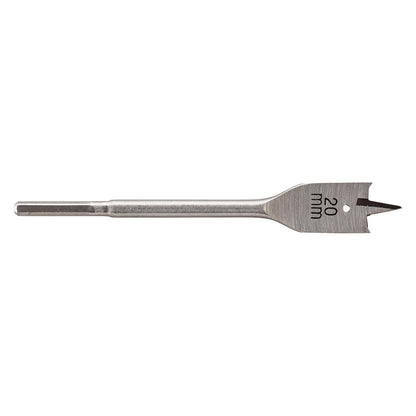 1 broca de fresagem plana Wolfcraft haste sextavada de 152 mm
