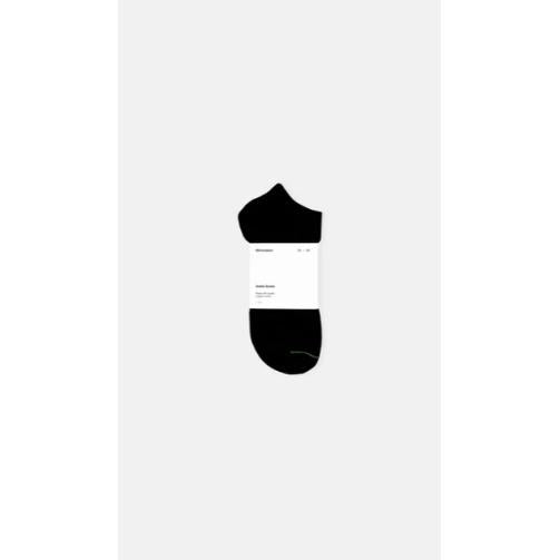 Meias minimalistas de algodão orgânico branco