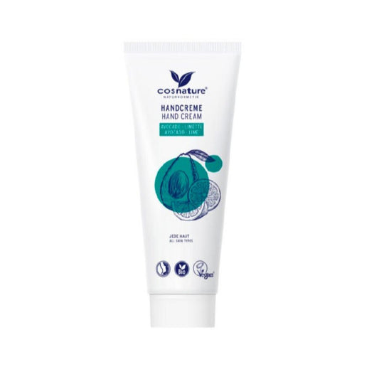 Creme de mãos orgânico de abacate e limão Cosnature 75 ml
