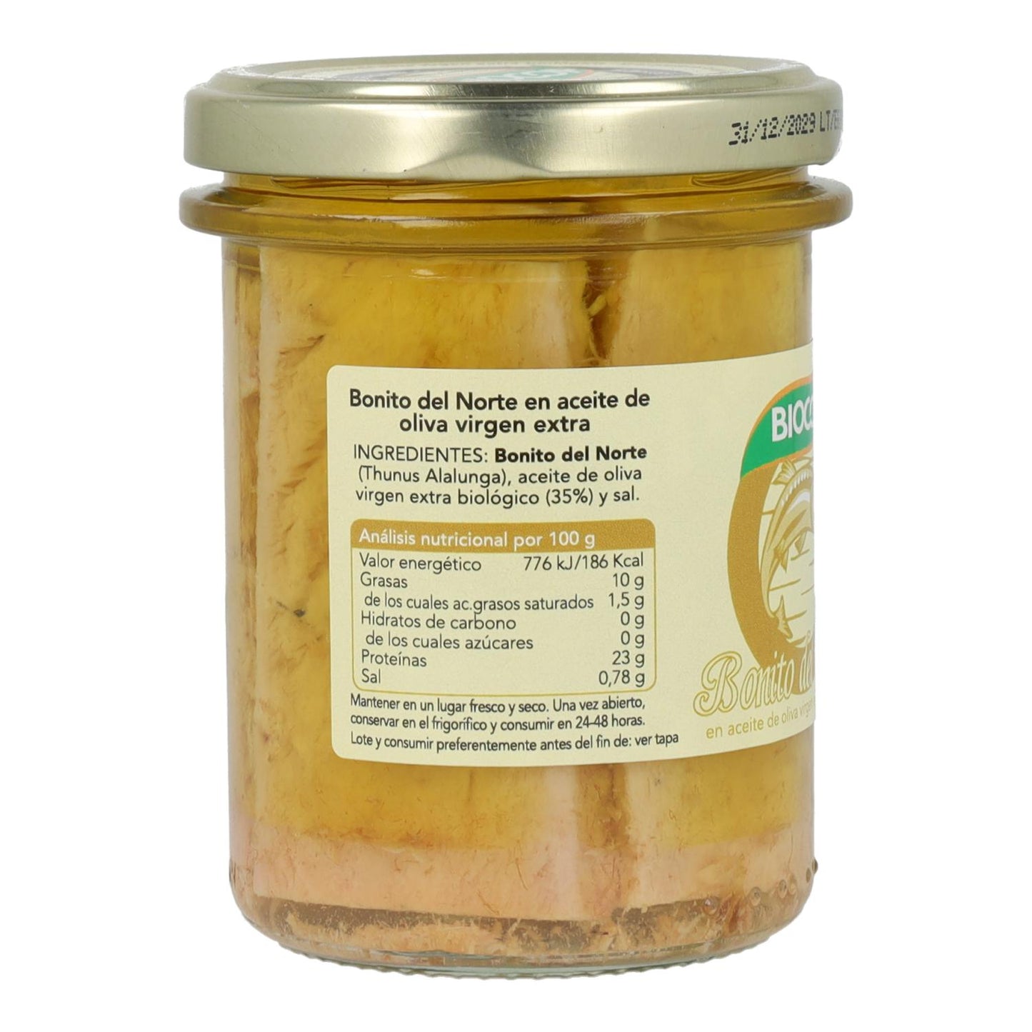 Filetes de peixe branco Biocop enlatados 175g