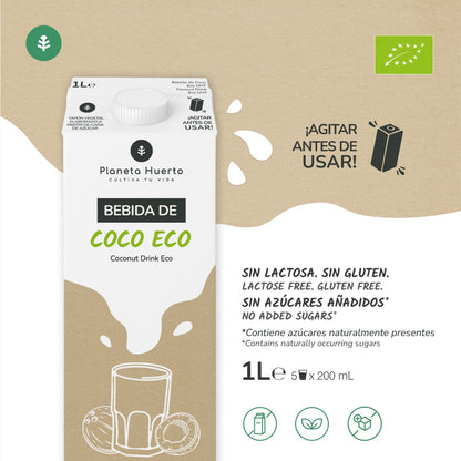 Bebida Eco Planeta Huerto Coco 1L