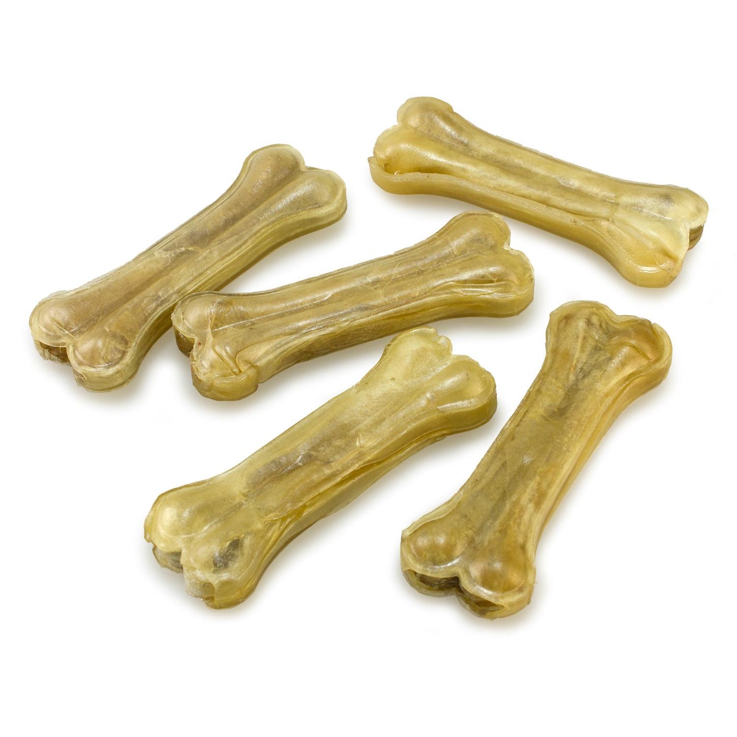 Petisco natural para cães Arquivet osso de couro prensado 11 cm 25 unidades