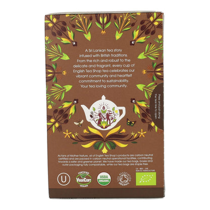 Chá Rooibos Biológico Chocolate e Baunilha English Tea Shop 40 g